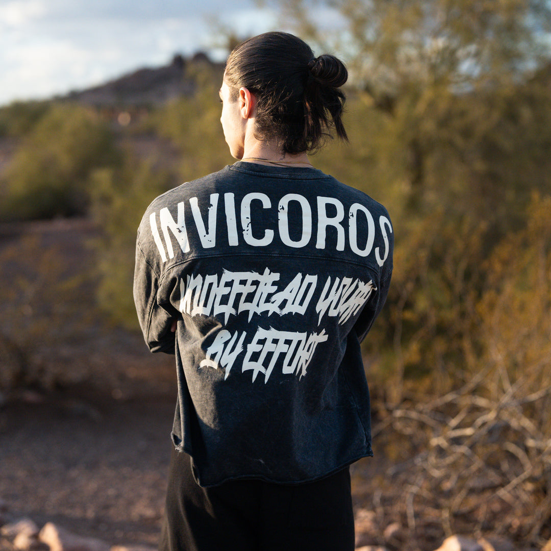 UNDEFEATED WASHED LONG SLEEVE-Invicoros