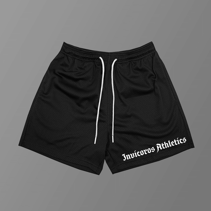 Flow Set Mesh Shorts - Black-Invicoros Athletics 