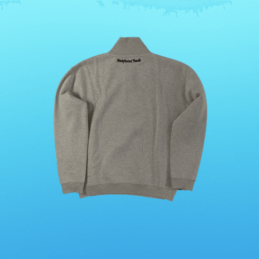 CLOUD SUPERSIZED QUARTERZIP - Heather Grey-Invicoros  