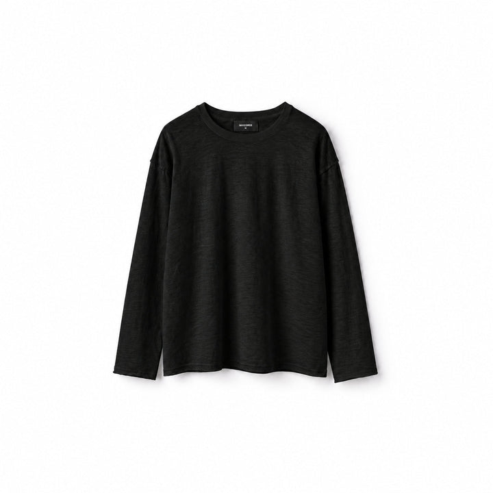 Anchor Fit (Black Slub Long Sleeve + Cuffed Joggers)