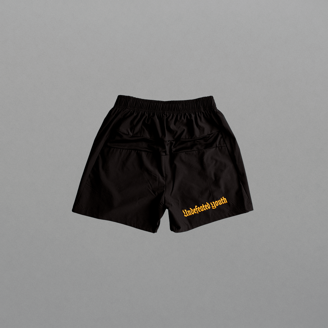 Bodybuilding Shorts - Black-Invicoros   
