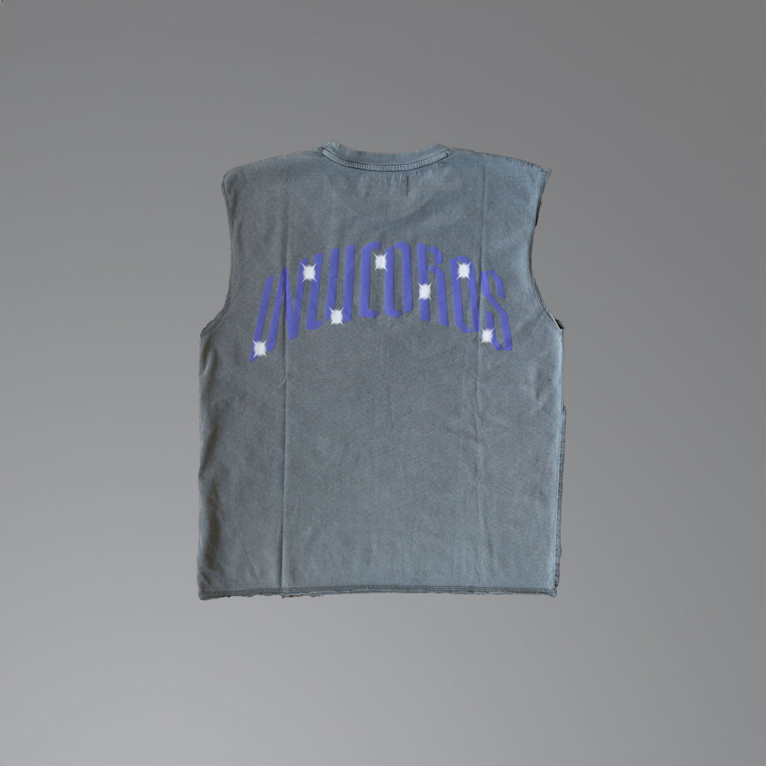 Buy Oversized Mens Acid Wash Tank Tops 