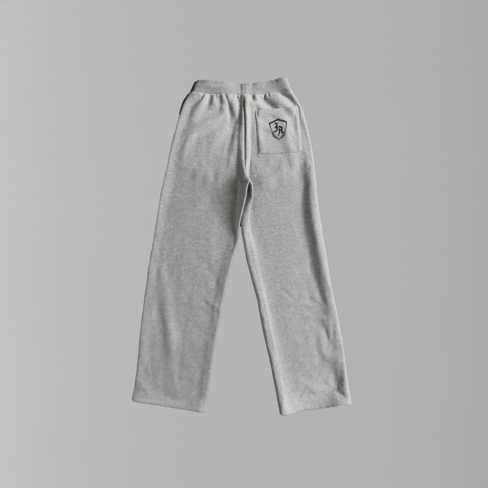 Phantom Straight Fit Pants - Heather Grey-Invicoros
