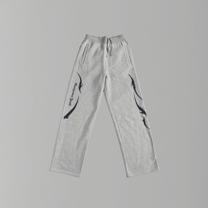 Phantom Straight Fit Pants - Heather Grey-Invicoros