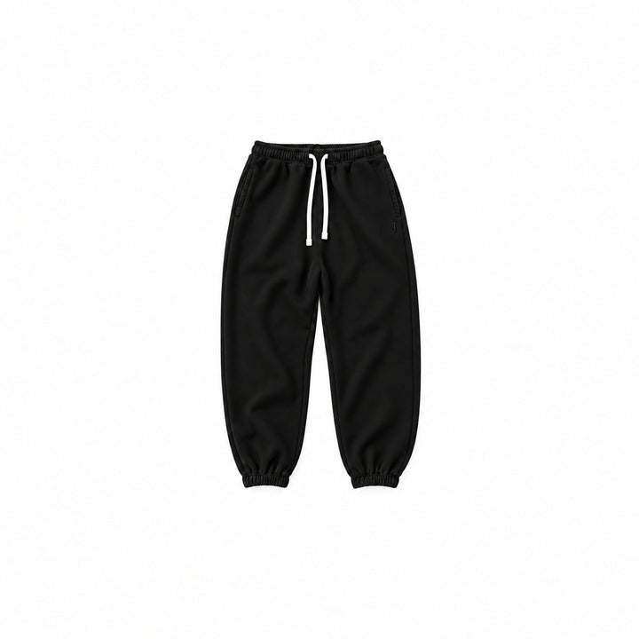 Anchor Fit (Black Slub Long Sleeve + Cuffed Joggers)