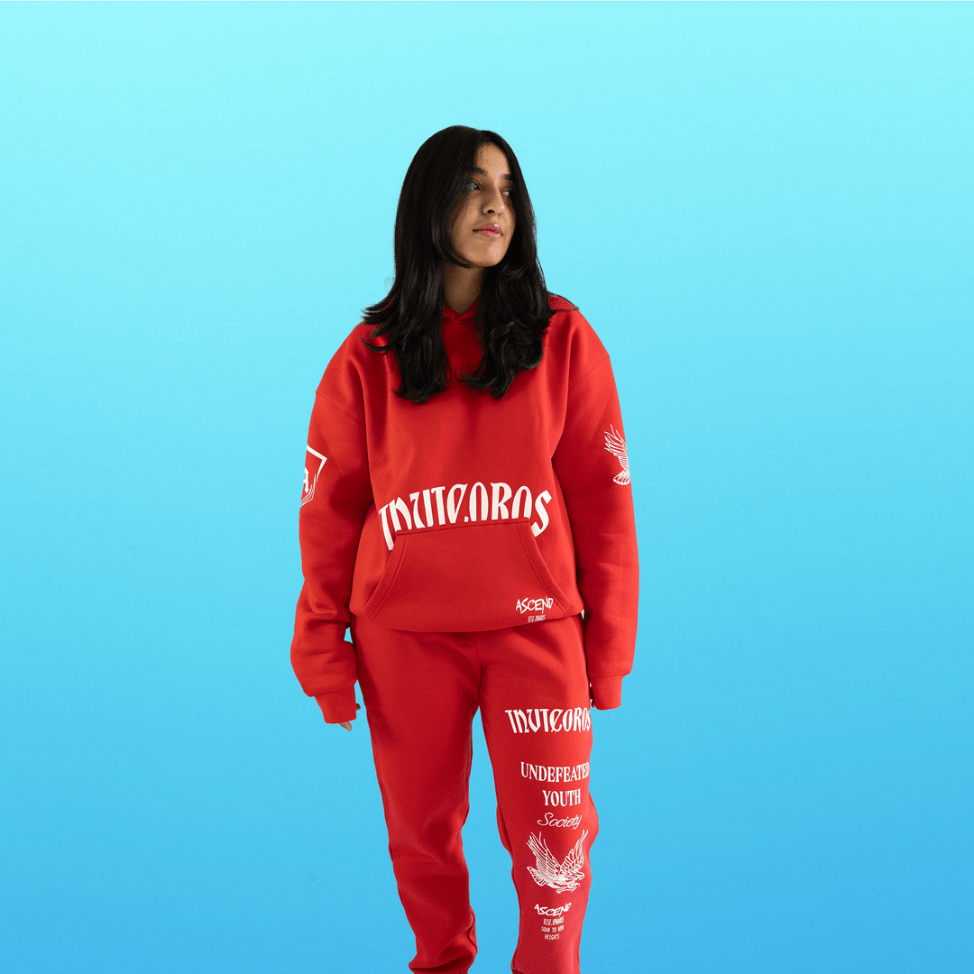 ASCEND JOGGERS - RED-Invicoros  