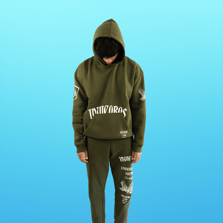 ASCEND HOODIE - OLIVE-Invicoros  